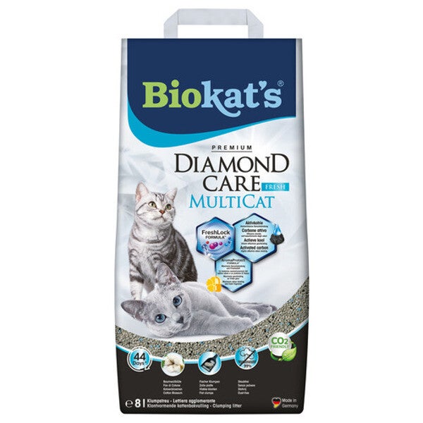 Biokat’s Diamond Care fresh multicat 8liter