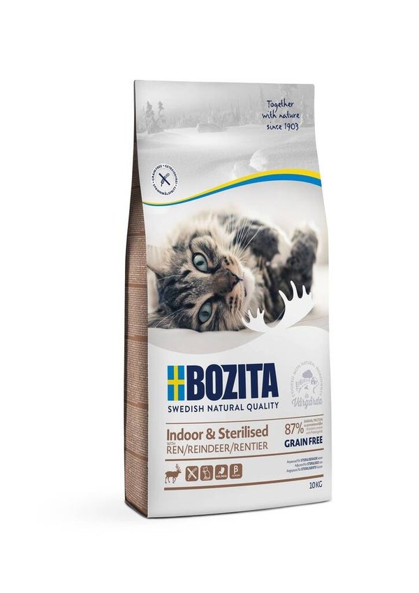 Bozita Feline Indoor & Sterilised Grain Free 10kg