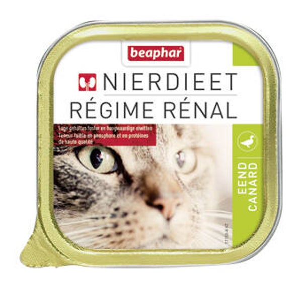 Beaphar Nierdieet Kat Kuipje Eend 16x100gram