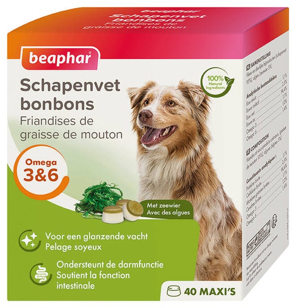 Beaphar Schapenvet Bonbons+Zeewier 245gram