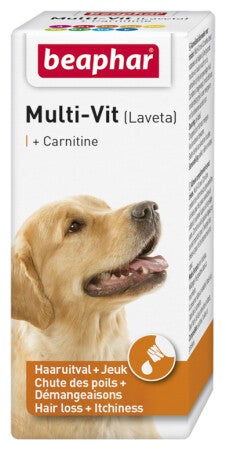 Beaphar Multi-Vit Hond+Carnitine 20ml