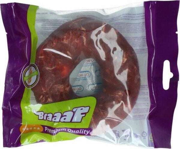 Braaaf Donut Hondensnack Vlees & Vis 10-12cm 115gram