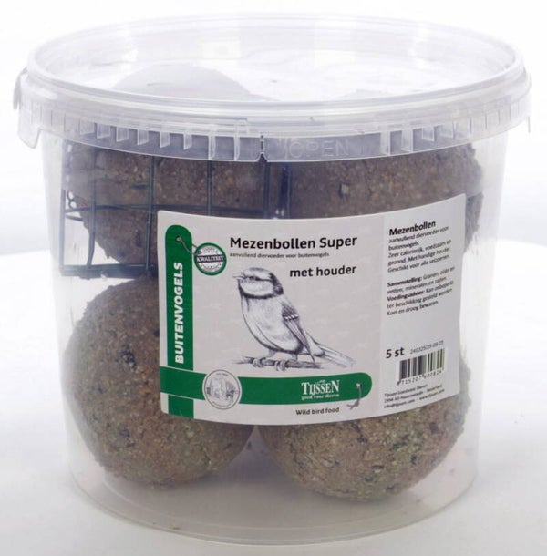 Tijssen Mezenbollen Super 5 met houder 5stuks