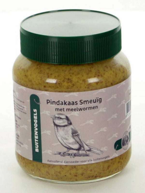 Tijssen Pindakaas Pinda's & Insecten Glas 12x360gram
