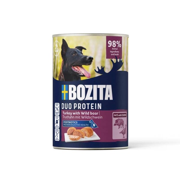 Bozita Blik Dog Turkey with Wild Boar 6x400gram