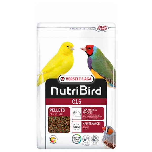 Nutribird C15 kanarie onderhoudsvoer 2x3kg
