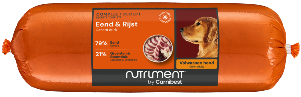 Carnibest Nutriment hond eend&rijst 16x500gram