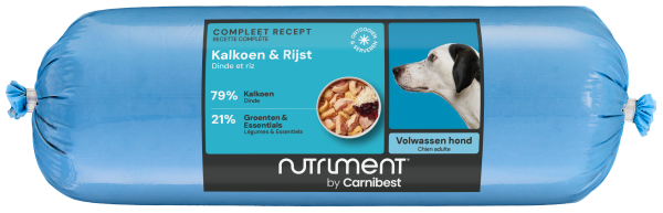Carnibest Nutriment hond kalkoen&rijst 10x1kg