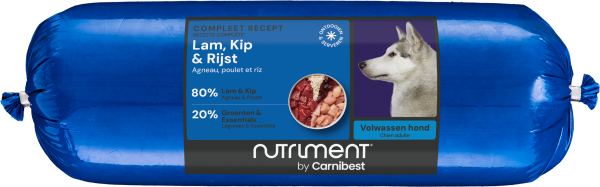 Carnibest Nutriment hond lam&kip&rijst 16x500gram
