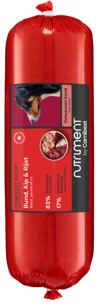 Carnibest Nutriment hond rundvlees&kip&rijst 10x1kg