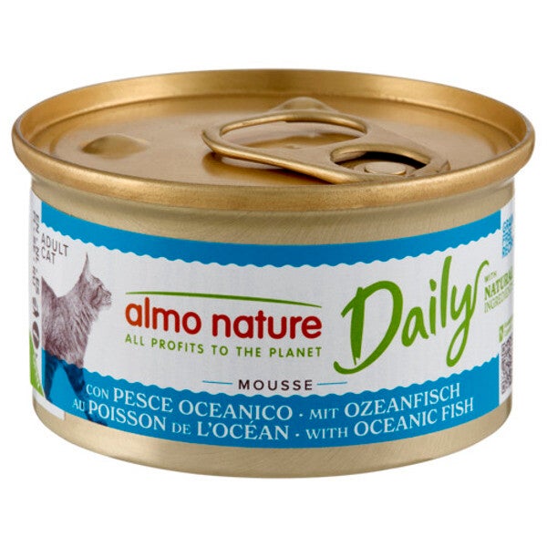 Almo Nature Cat Blik Daily Menu Mousse Oceaanvis 24x85gram