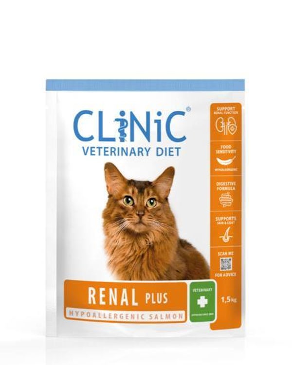 CLiNiC Cat Renal Plus Salmon 1,5kg