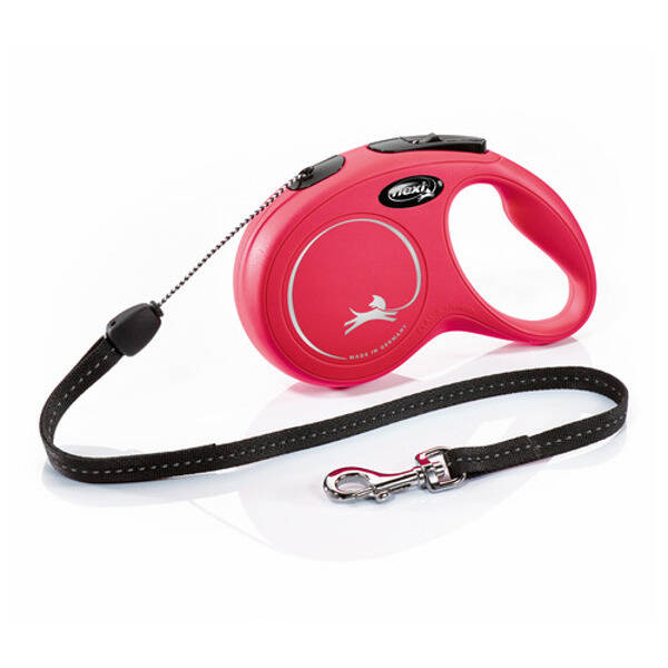 Flexi Classic Koord Rood Small 8 meter