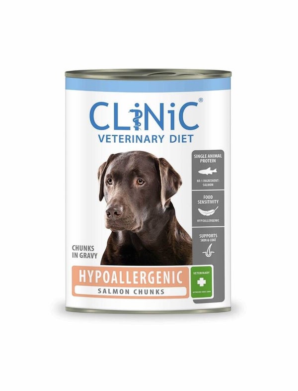 CLiNiC Dog Hypoallergenic Salmon Chunks 12x415gram