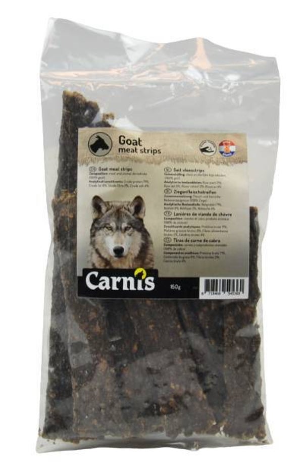 Carnis Vleesstrips Geit 5x150gram