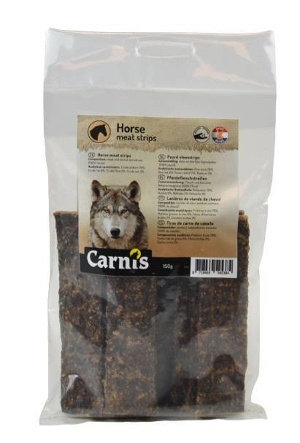 Carnis Vleesstrips Paard 5x150gram