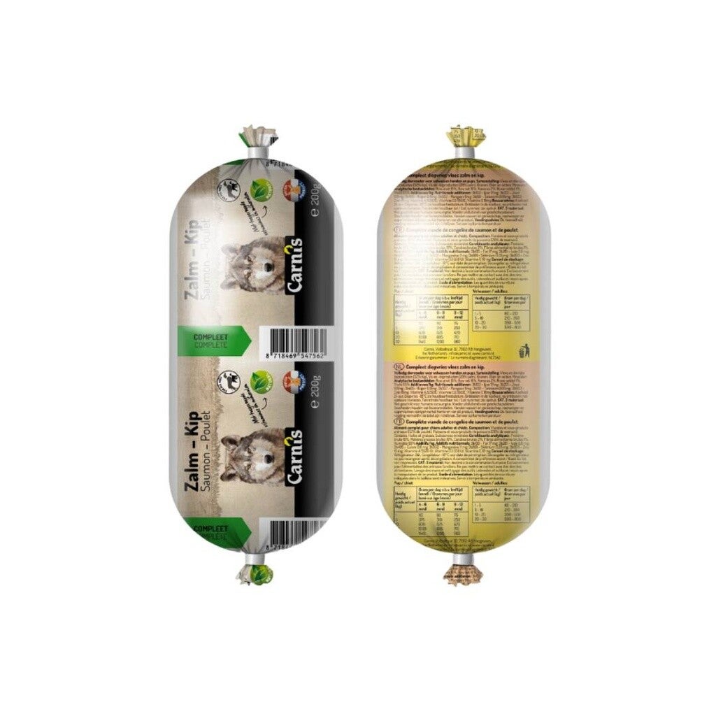 Carnis Vers Vlees Zalm/Kip 24x200gram