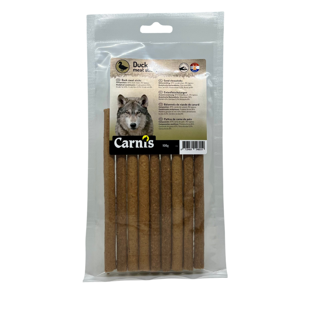 Carnis Vleessticks Eend 5x100gram