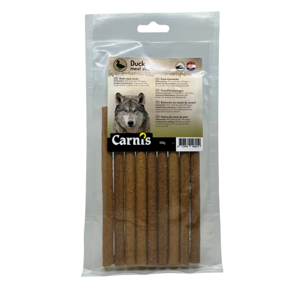 Carnis Vleessticks Eend 5x100gram