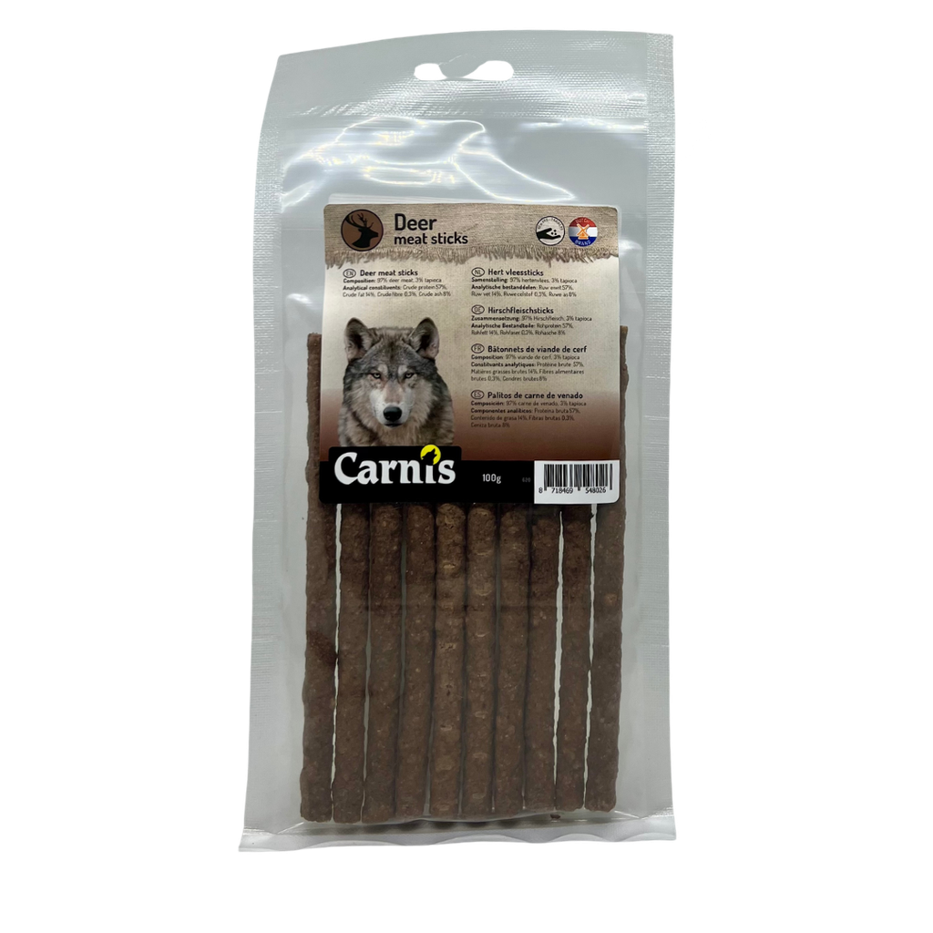 Carnis Vleessticks Hert 5x100gram