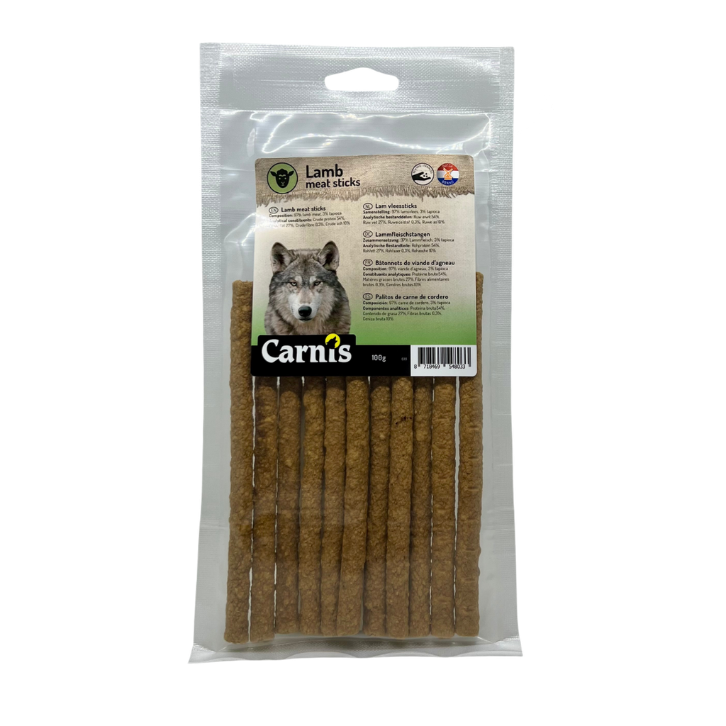 Carnis Vleessticks Lam 5x100gram
