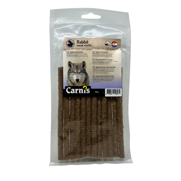 Carnis Vleessticks Konijn 5x100gram