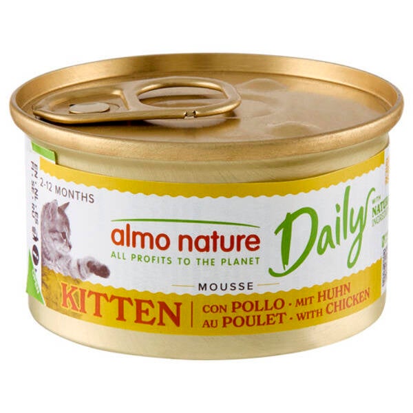 Almo Nature Daily Menu Kitten Mousse Kip 24x85gram