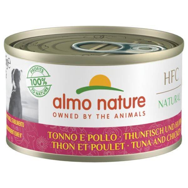 Almo Nature Dog Natural Tonijn/Kip 24x95gram