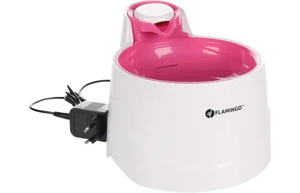 Flamingo Drinkfontein Bellagio Wit & Roze 2 liter