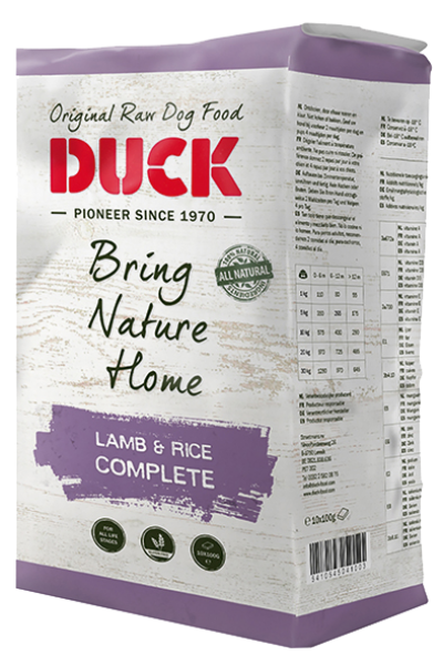 Duck lamb&rice complete 8x10x100gram