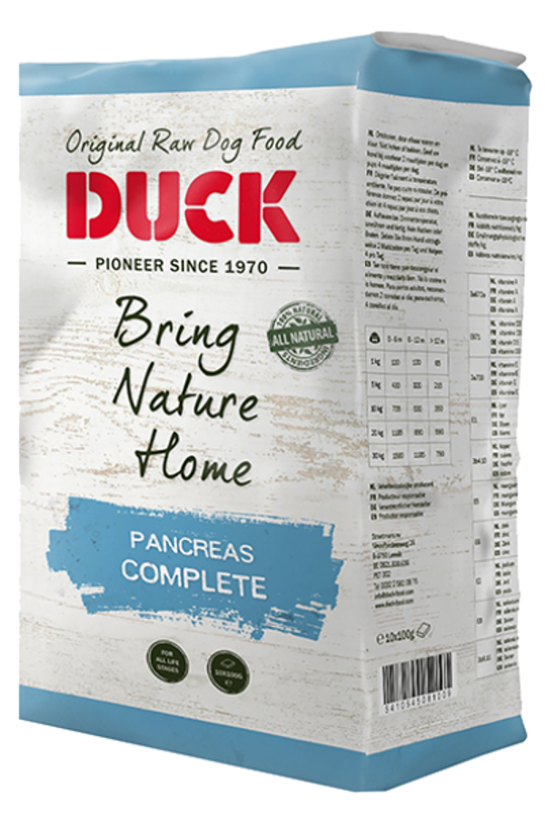 Duck pancreas complete 8x10x100gram