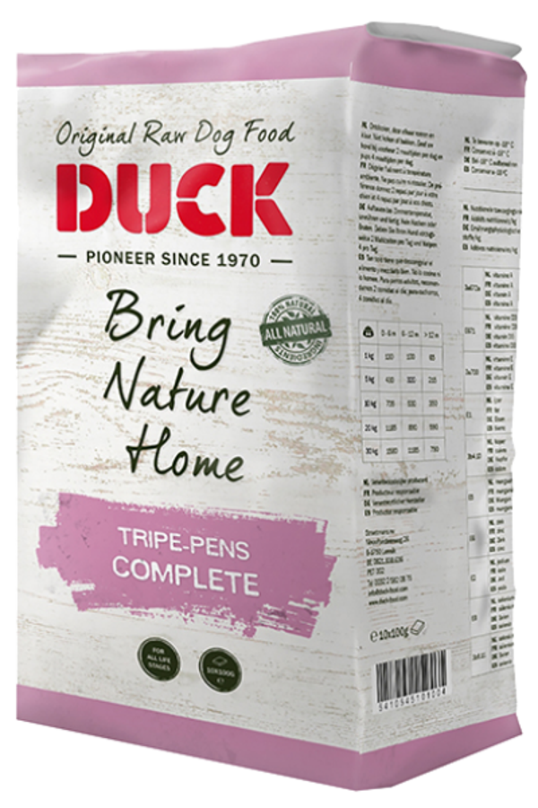 Duck tripe-pens complete 8x10x100gram