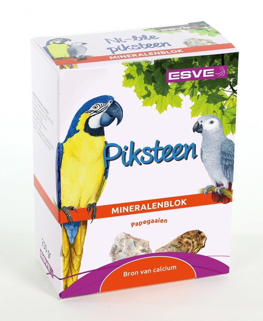 Esve Nible Piksteen Papegaaien Naturel Rood 6stuks