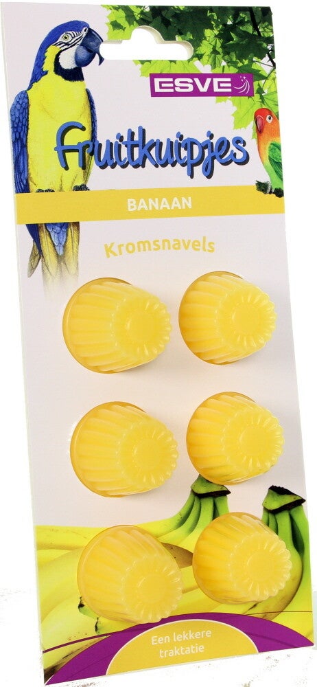 Esve Fruitkuipjes Banaan 6x6stuks