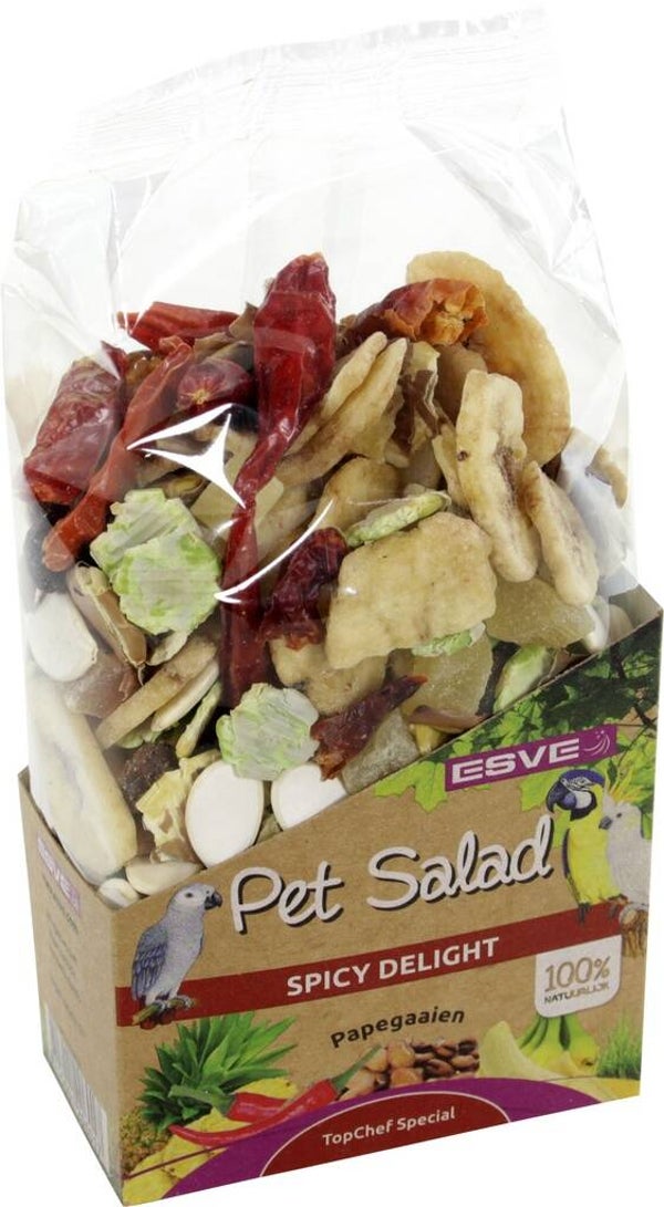 Esve Pet Salad Spicy Delight Vogel 8x175 gram