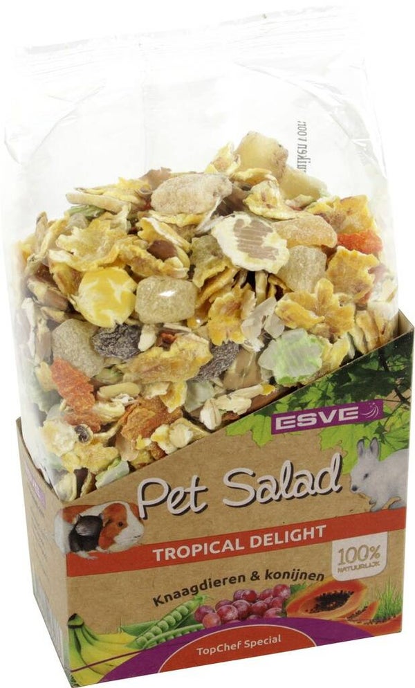 Esve Pet Salad - Tropical Delight Knaagdier 8x175gram
