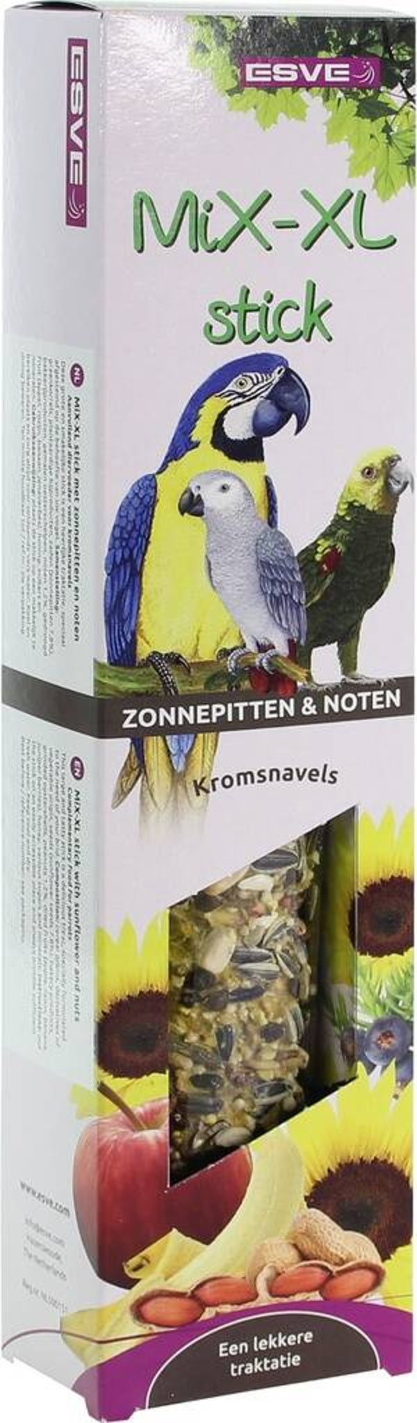 Esve MiX-XL stick Kromsnavel Zonnepit+Noten 1stuks