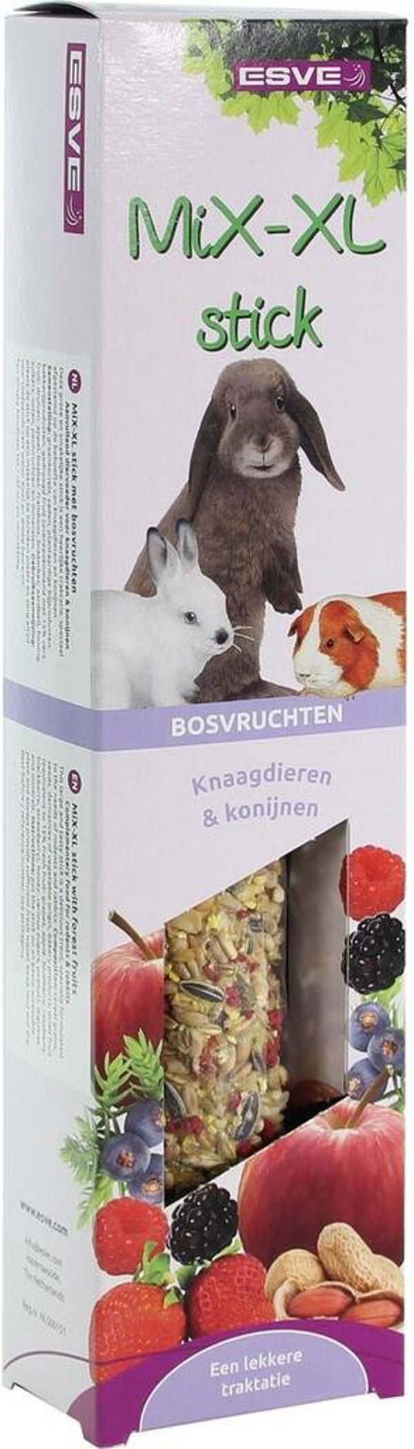 Esve MiX-XL stick Knaagdier Bosvruchten 6stuks