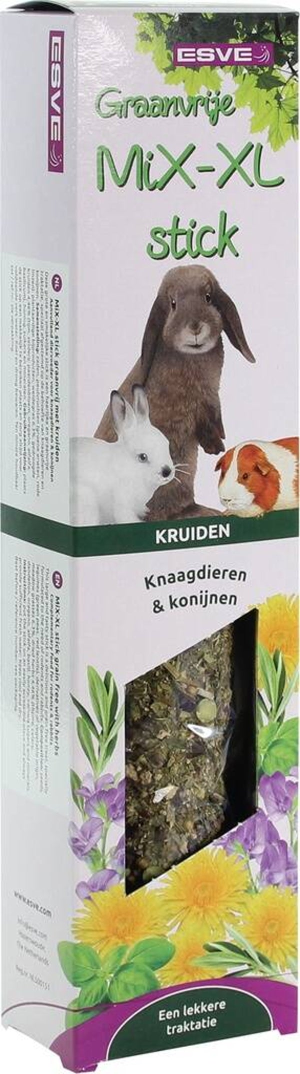 Esve MiX-XL stick Knaagdier Kruiden Graanvrij 6stuks