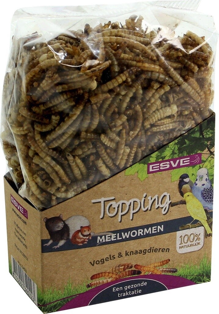 Esve Topping Meelwormen Vogel/Knaagdier 8x70gram