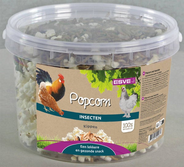 Esve Kippenpopcorn met insecten 3liter