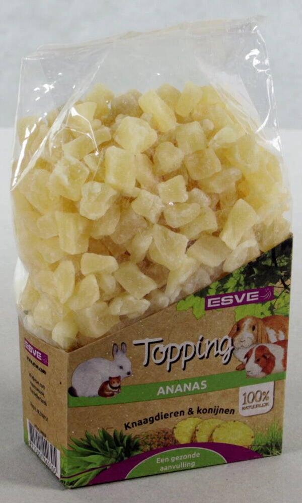 Esve Topping Ananas Knaagdier 8x250gram