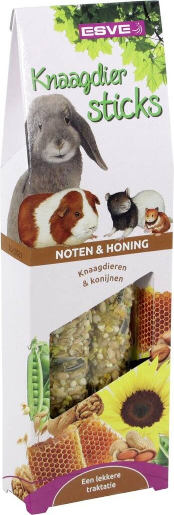 Esve Knaagdiersticks Noten en Honing 7x2stuks