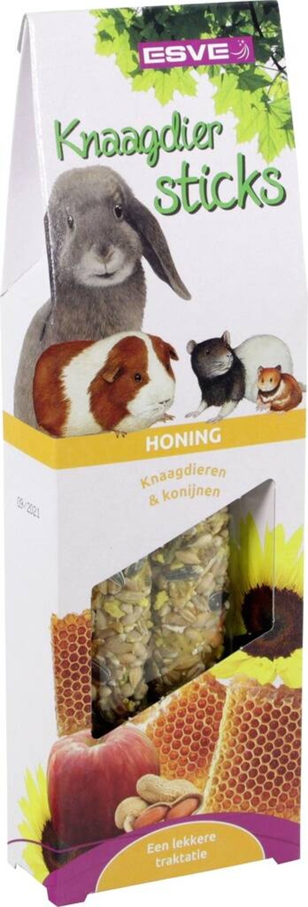 Esve Knaagdiersticks Honing 7x2stuks