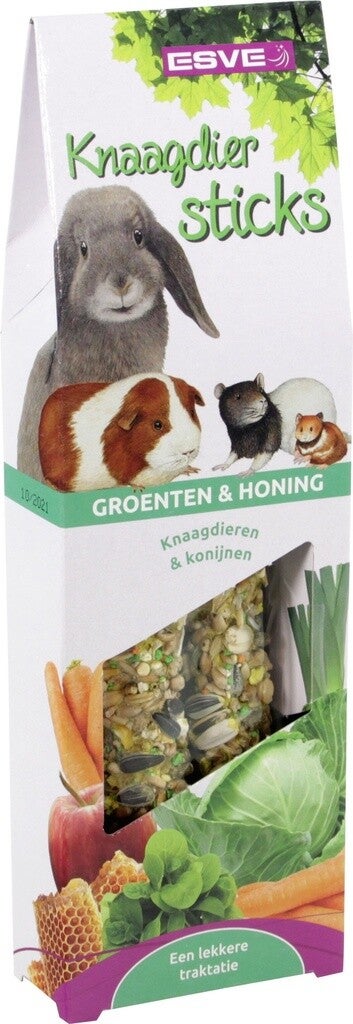 Esve Knaagdiersticks Groenten en Honing 7x2stuks