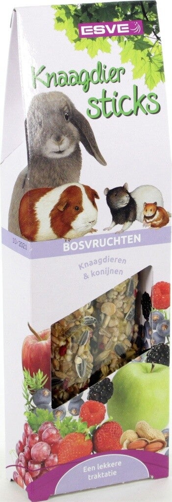 Esve Knaagdiersticks Bosvruchten 7x2stuks