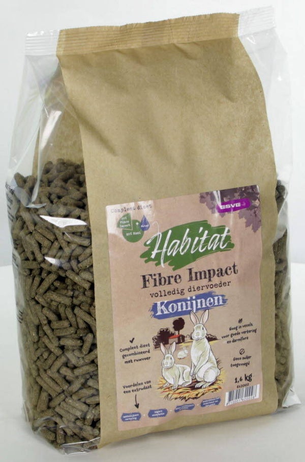 Esve Habitat Fibre Impact Konijn 1,6kg