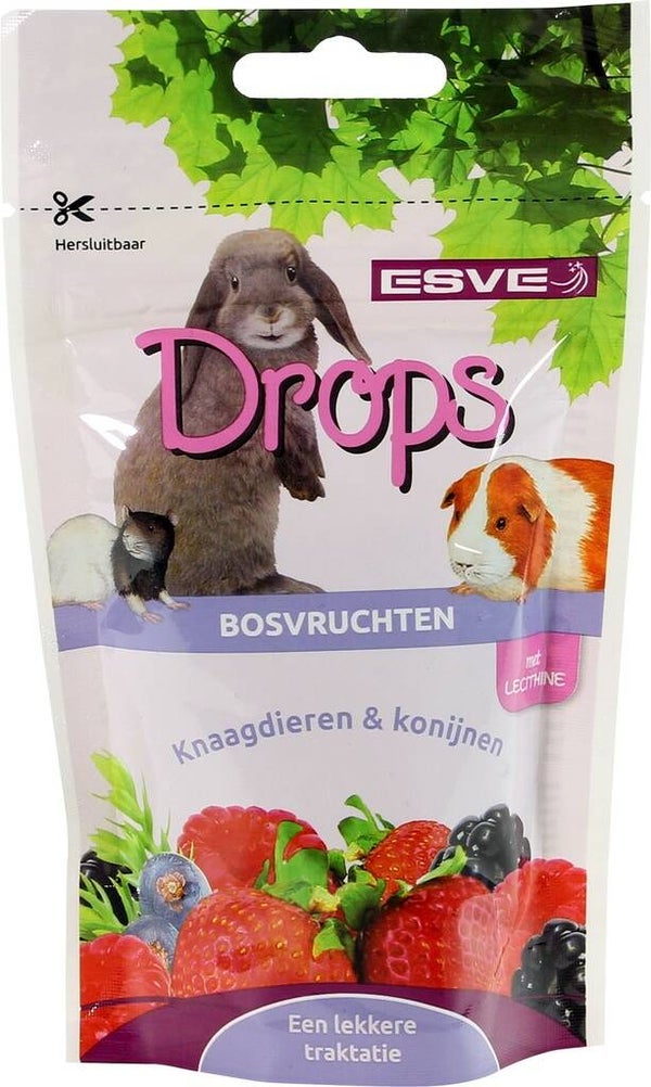 Esve Knaagdier Drops Bosvruchten 8x75gram