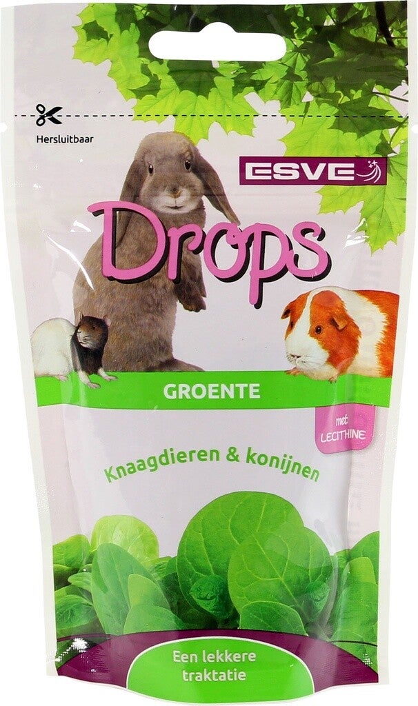 Esve Knaagdier Drops Groente 8x75gram