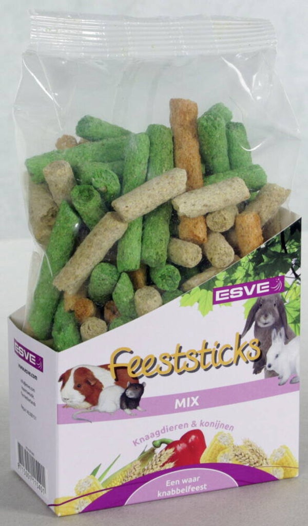 Esve Feeststicks Mix Knaagdier 6x175gram